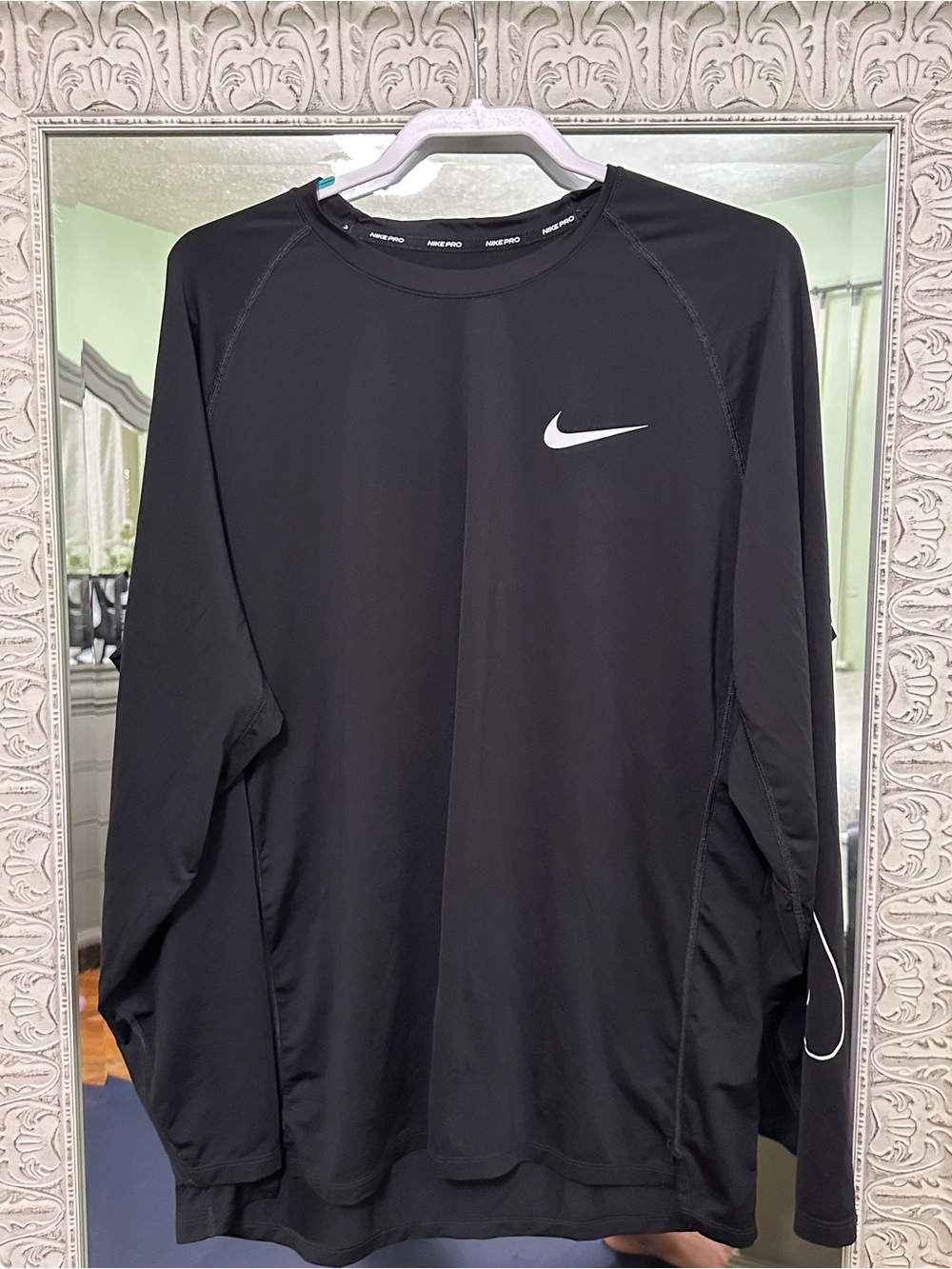 Nike Black Long Sleeve Dri-FIT Top